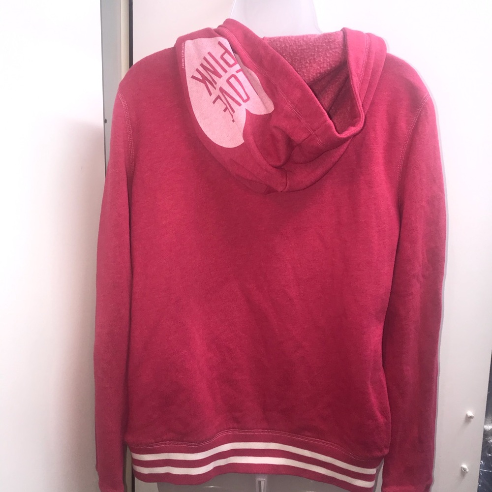 Pink by Victoria Secret ZipNeck hooded sweatshirt - Picture 2 of 5